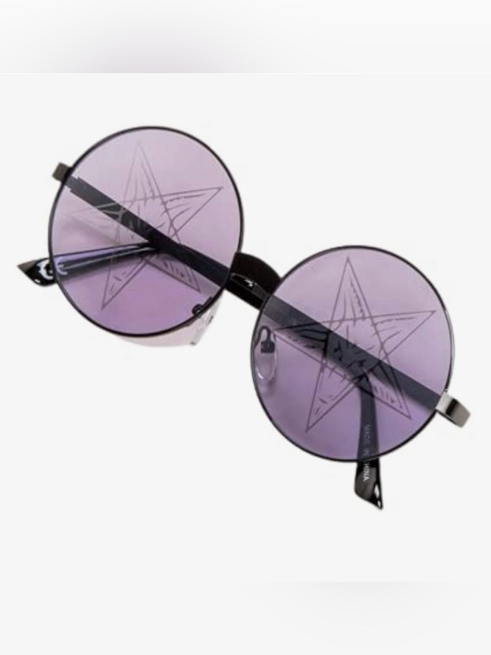 Killstar Nocturnal Daze Lilac Pentagram Sunglasses